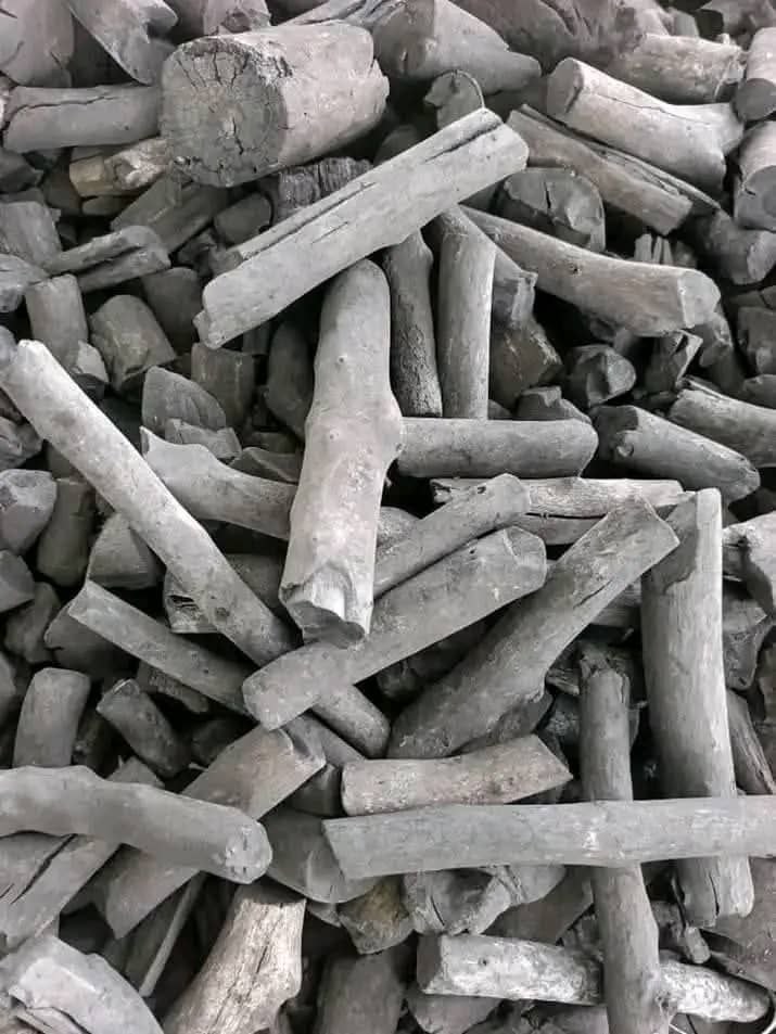 Hardwood charcoal prepared for export