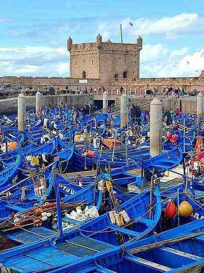 Essaouira fishing boats
