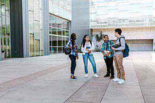 Students studying abroad